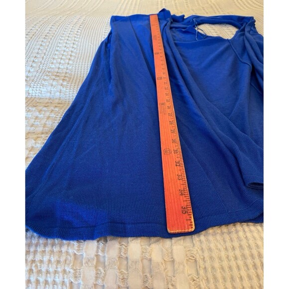 Joseph A Sleeveless Knit Sweater Vest Size XL Royal Blue Versatile Stylish - Picture 11 of 12